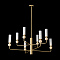 Люстра Crystal Lux SIMPLY SP8 BRASS