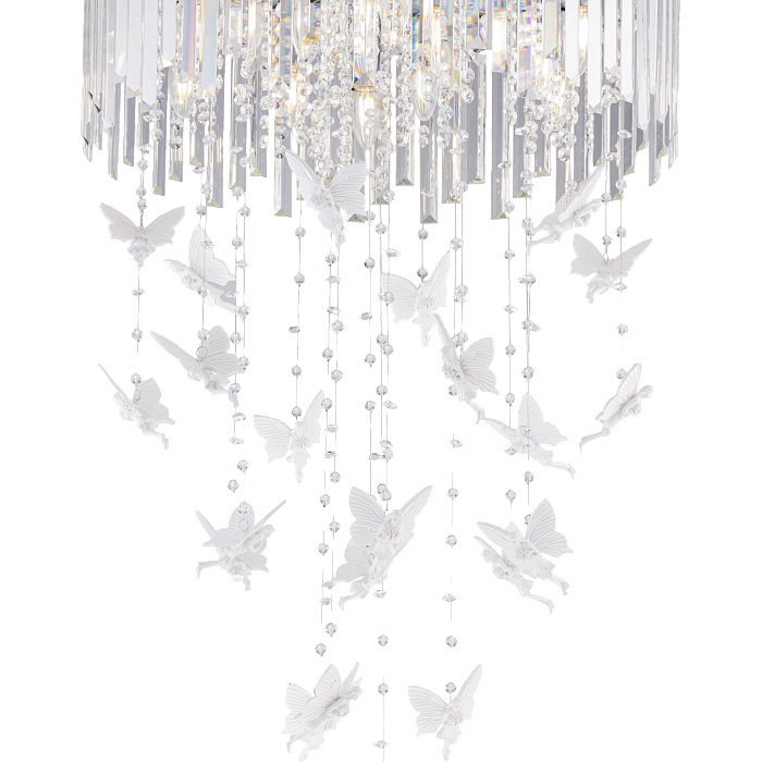 Люстра NewRgy 5648R/12A CHROME+CLEAR