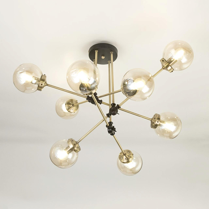 CL105185 Планета Черн+Дымч. Св-к Люстра Люстра на штанге  CL105185