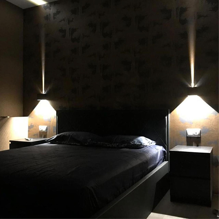 CL704061 Декарт-6 Черный Св-к Настенный Светильник светодиодное  CL704061