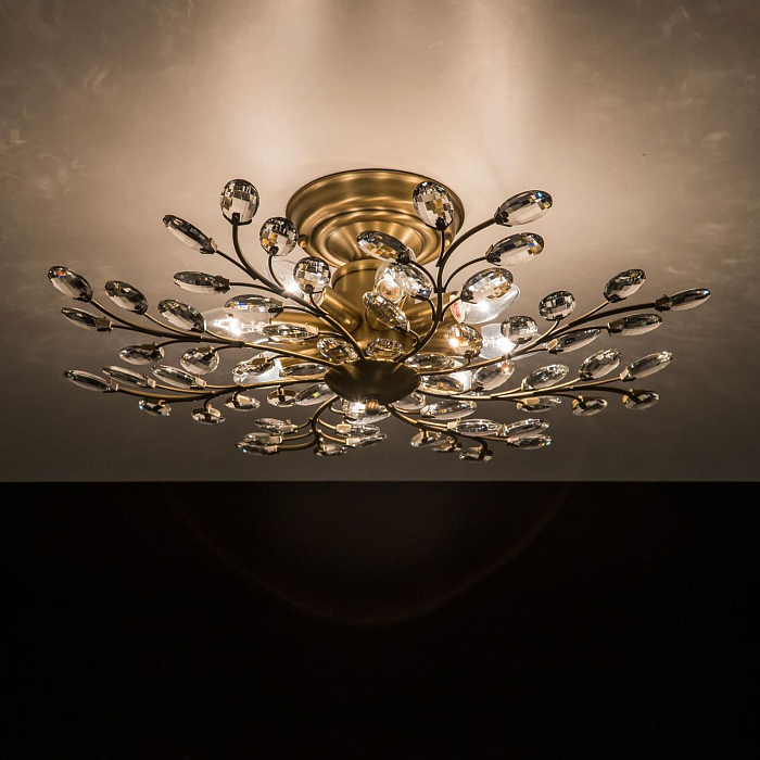 CL315183 Серенада Бронз+Прозр Св-к Люстра Люстра потолочная  CL315183