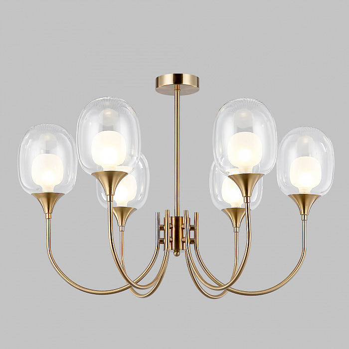 Люстра Eurosvet 70217/6 латунь